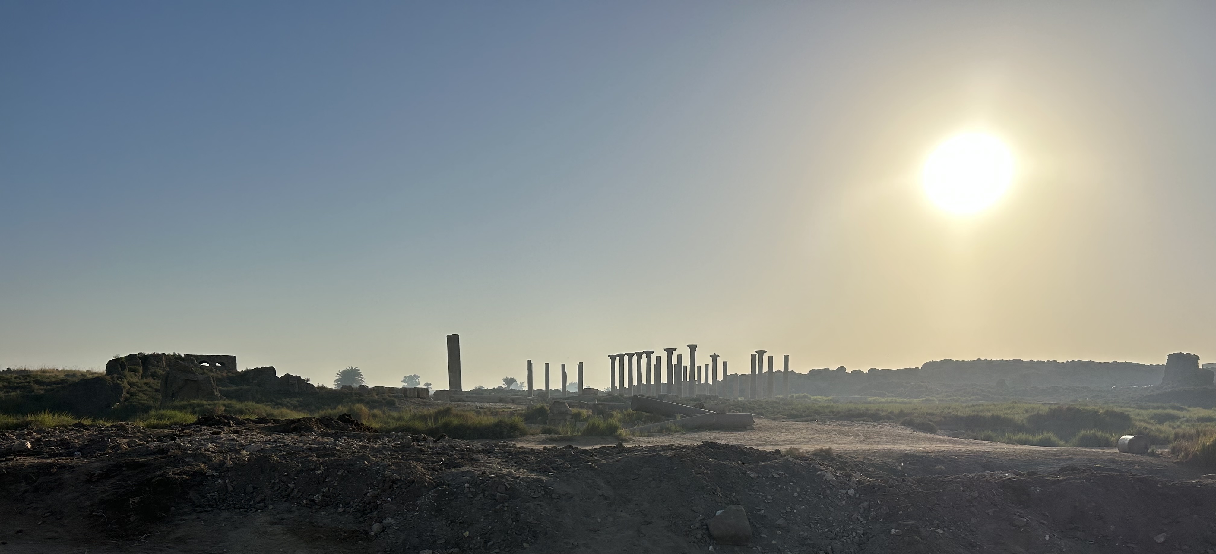 Panorama of the Basilica ruins
